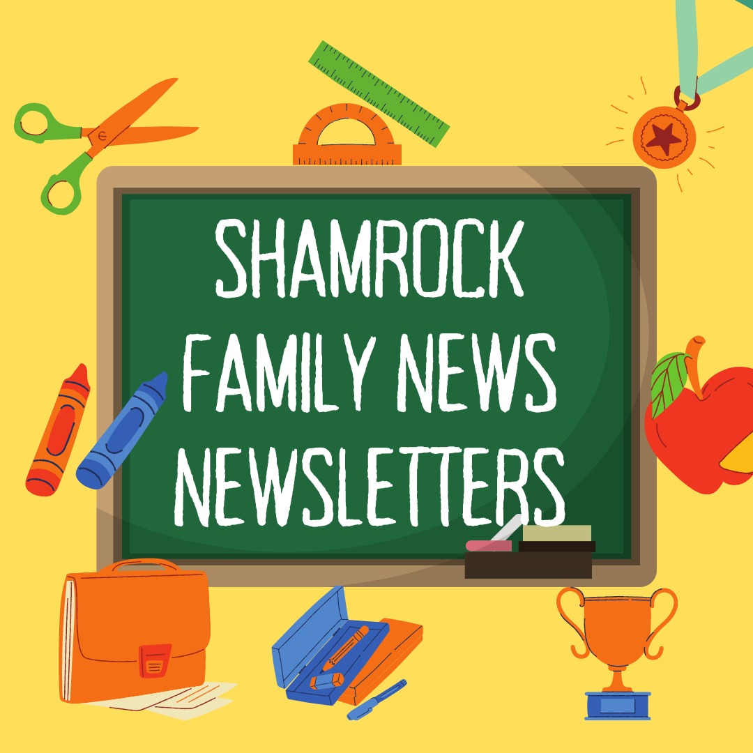 Shamrock Family News button