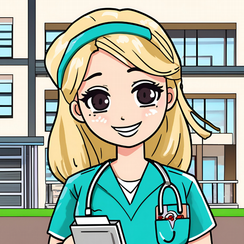 Cartoon image of Nurse Day