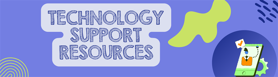 Tech support resource banner